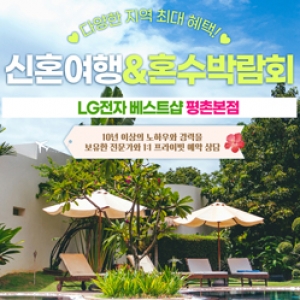 평촌 신혼여행 혼수박람회